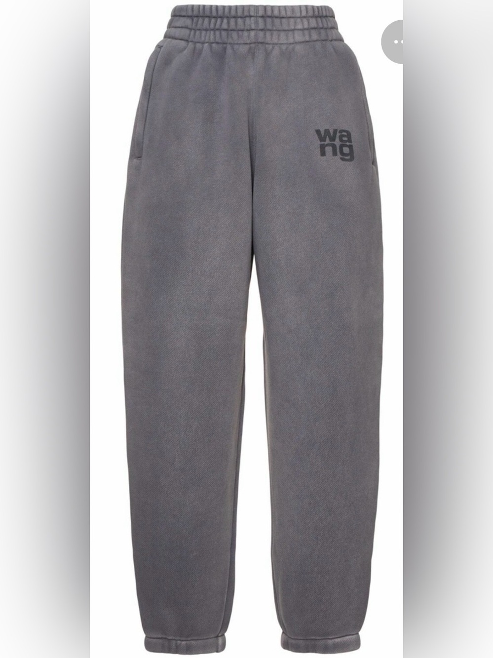 Alexander Wang Charcoal Logo Sweatpants